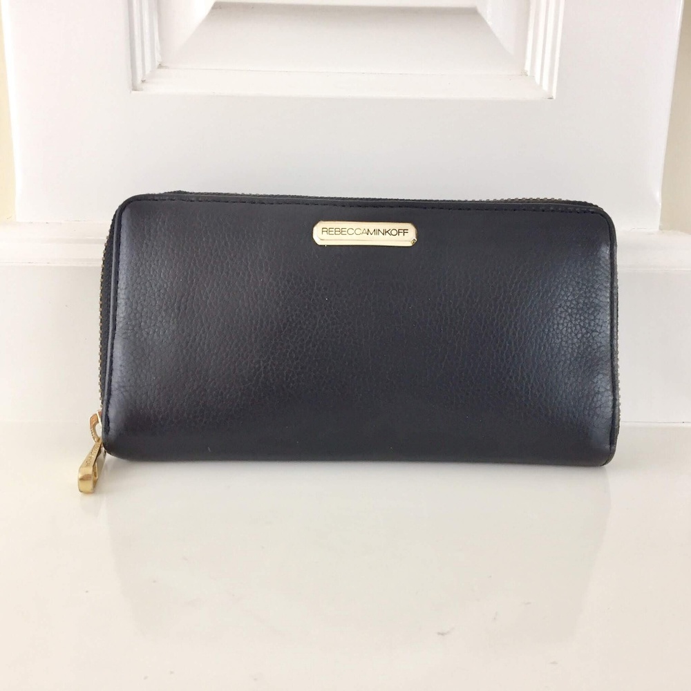 Pre-owned Rebecca Minkoff Black Leather Wallet